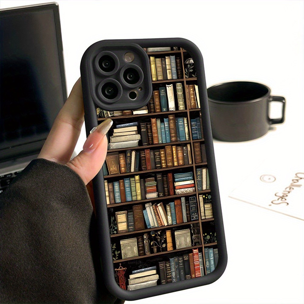 Perfume Pure Xs - Book Shelf Creative Pattern Phone Case