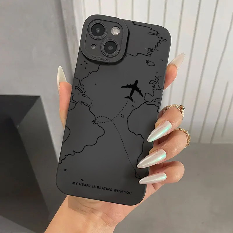 Perfume Pure Xs - Travel-spired Airplane Route Bumper Phone Case