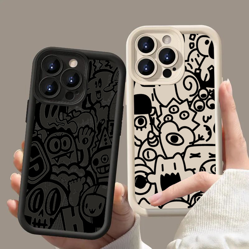 Black Graffiti Phone Case For  - Perfume Pure Xs ulasan dan harga