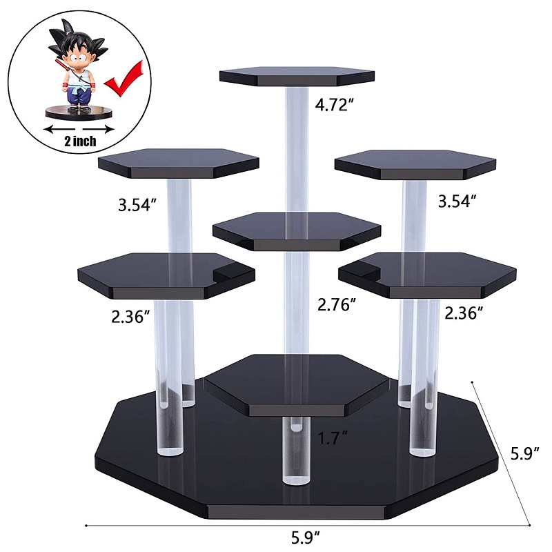 7-Tier Clear Acrylic Display S - Perfume Fragrance Holder ulasan dan harga