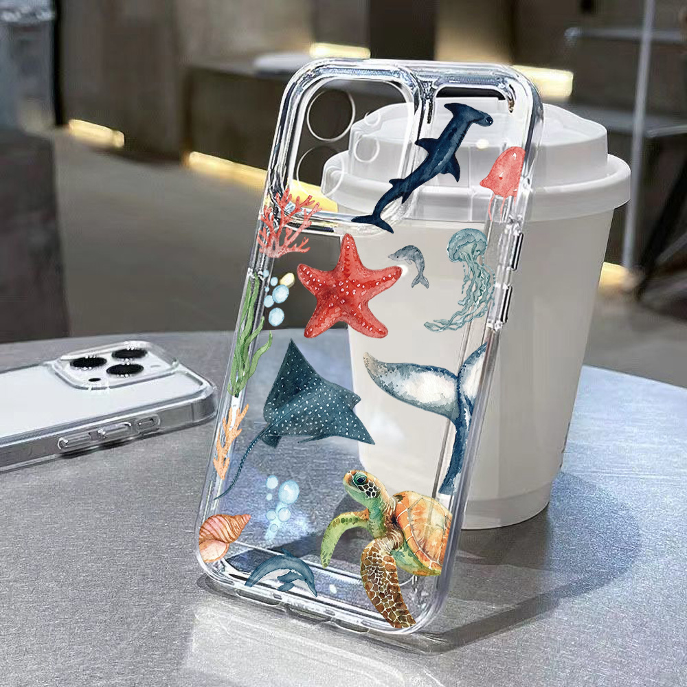 Sea Animals Case For iPhone 18 - Perfume Pure Xs ulasan dan harga