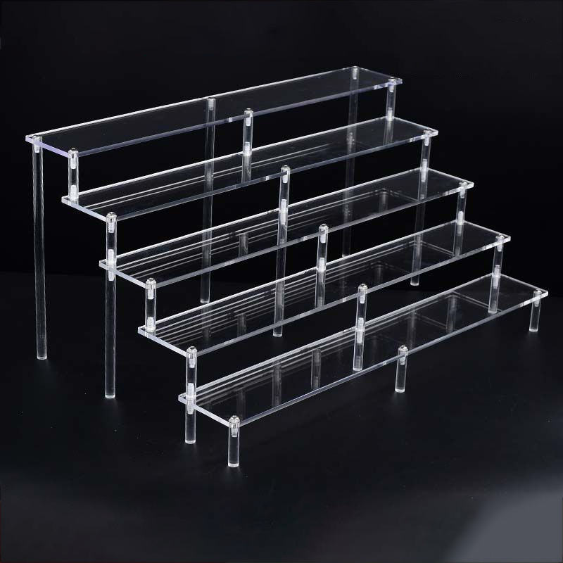 Acrylic Riser Display Shelf,3  - Perfume Fragrance Holder ulasan dan harga